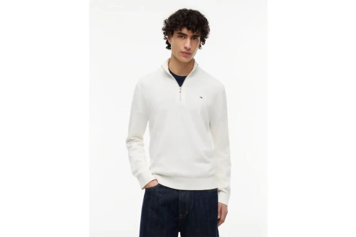 Tommy Jeans Flag Lightweight Slim Πουλόβερ Με Φερμουάρ Ανδρικό (DM0DM21654 YBH)