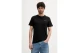 Tommy Jeans Linear Logo Ανδρικό Κοντομάνικο T-shirt Μαύρο 