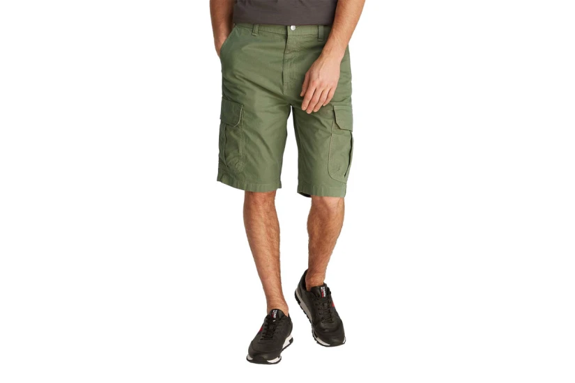 Tommy Jeans Otis Twill Ανδρική Βερμούδα Cargo Λαδί