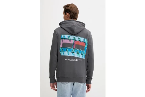 Tommy Jeans Back Graphic Terry Hoodie Ανδρικό (DM0DM22077 PT2)