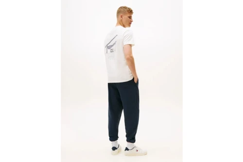 Tommy Jeans Signature Back Logo T-Shirt Ανδρικό (DM0DM22320 YBL)
