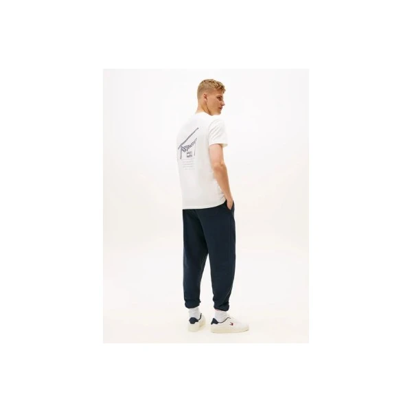 Tommy Jeans Signature Back Logo T-Shirt Ανδρικό (DM0DM22320 YBL)