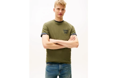 Tommy Jeans Entry Bills T-Shirt Ανδρικό (DM0DM22321 GY1)