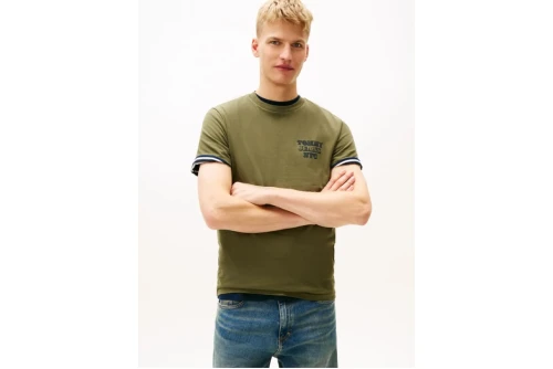 Tommy Jeans Entry Bills T-Shirt Ανδρικό (DM0DM22321 GY1)