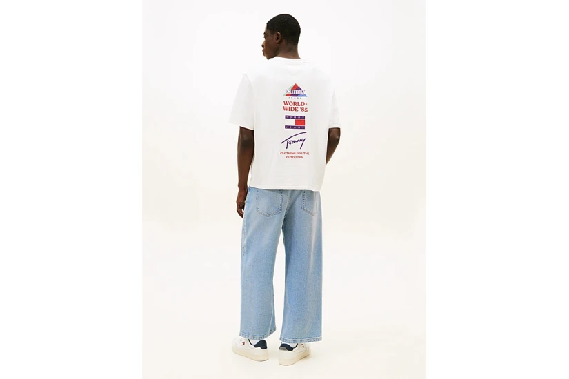 Tommy Jeans 90S Multi Back Logo Ανδρικό Κοντομάνικο T-Shirt
