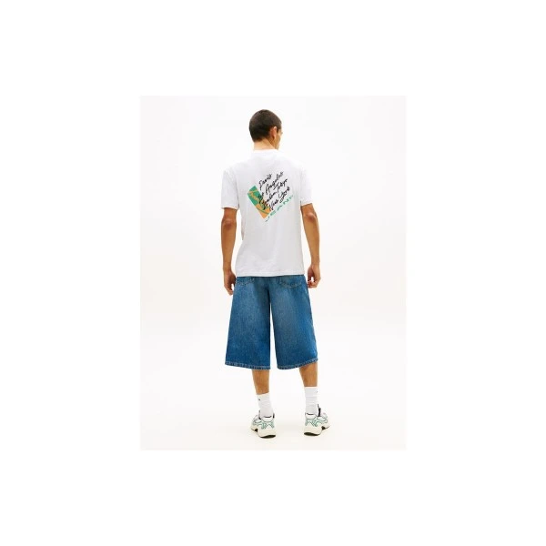 Tommy Jeans Signature Back Logo Jersey T-Shirt Ανδρικό (DM0DM22533 P08)