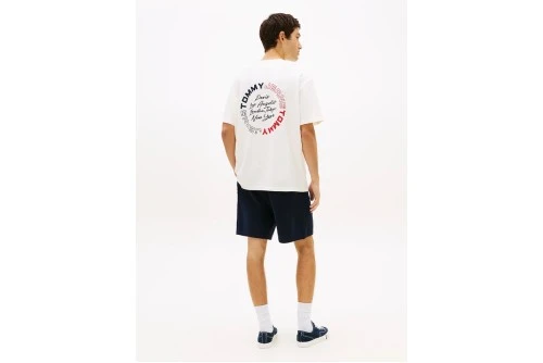 Tommy Jeans Circular Back Logo Relaxed T-Shirt Ανδρικό (DM0DM22535 YBH)