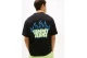 Tommy Jeans Relaxed Bubble Flame Graphic Ανδρικό Κοντομάνικο T-Shirt Μαύρο, Κίτρινο, Μπλε