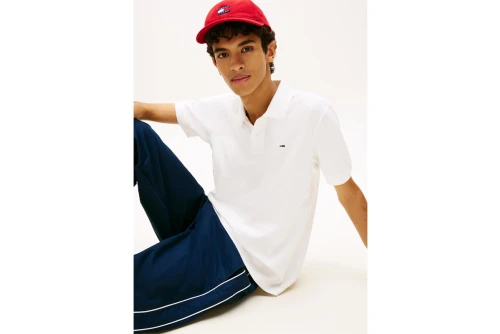 Tommy Jeans Regular Essential Polo Ανδρικό (DM0DM22711 YBL)