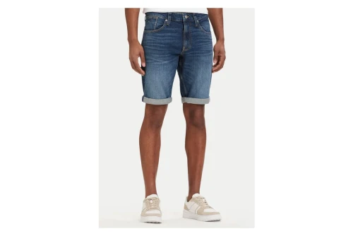 Tommy Jeans Ronnie Whiskered Slim Βερμούδα Τζιν Ανδρική (DM0DM22980 1BK)