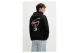 Tommy Jeans Signature Back Logo Relaxed Ανδρικό Φούτερ με Κουκούλα Μαύρο