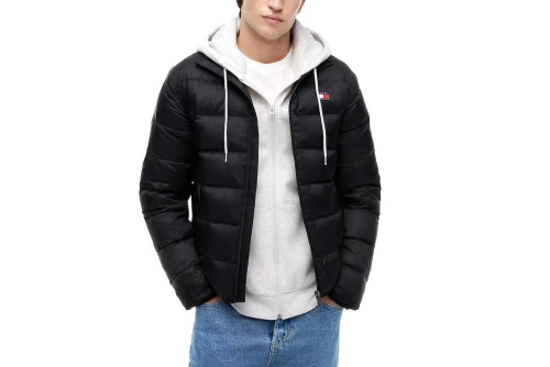 Tommy Jeans Lightweight Down Ripstop Μπουφάν Puffer Ανδρικό Μπουφάν (DM0DM23231 BDS)