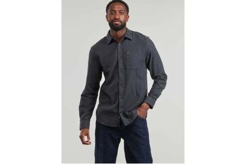 Tommy Jeans Regular Fit Brushed Flannel Πουκάμισο Μακρυμάνικο Ανδρικό (DM0DM23529 BDS)