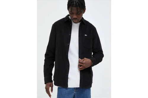 Tommy Jeans Patch Pocket Corduroy Πουκάμισο Μακρυμάνικο Ανδρικό (DM0DM23705 BDS)