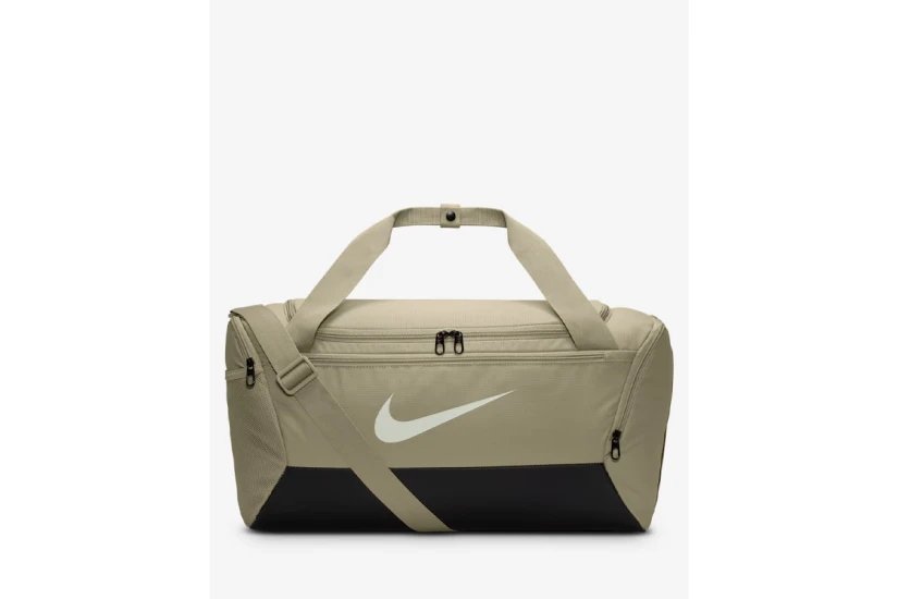 Nike Brasilia Αθλητικός Σάκος Ώμου - Χειρός Μπεζ, Μαύρος 41L