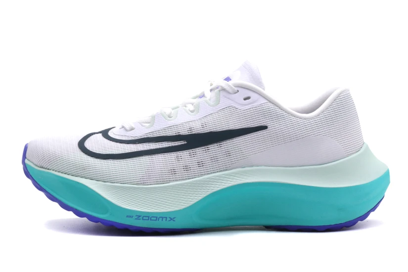 Nike Zoom Fly 5 Unisex Αθλητικά Παπούτσια Λευκό, Βεραμάν, Μαύρο