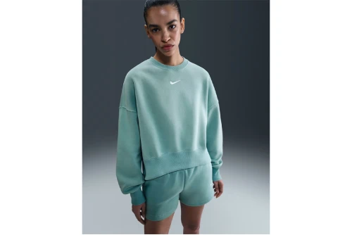 Nike Sportswear Phoenix Fleece Μπλούζα Με Λαιμόκοψη Γυναικεία (DQ5761 017)
