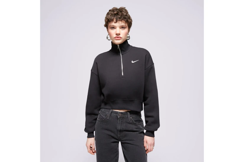 Nike Sportswear Phoenix Fleece Μακρυμάνικη Μπλούζα με Φερμουάρ