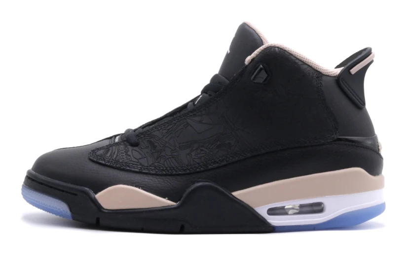 Jordan Air Dub Zero Sneakers Μαύρα, Μπεζ, Λευκά, Μωβ