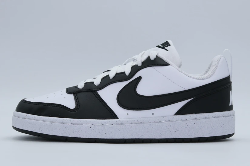 Nike Court Borough Low Recraft Sneakers Λευκά, Μαύρα