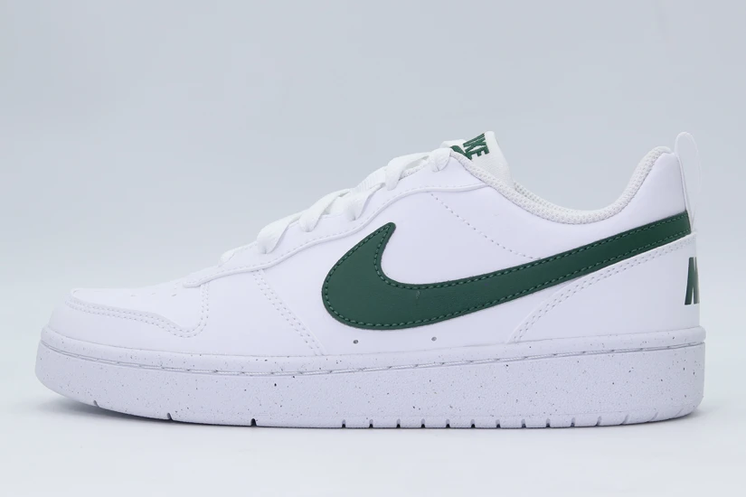 Nike Court Borough Low Recraft Sneakers Λευκά, Κυπαρισσί