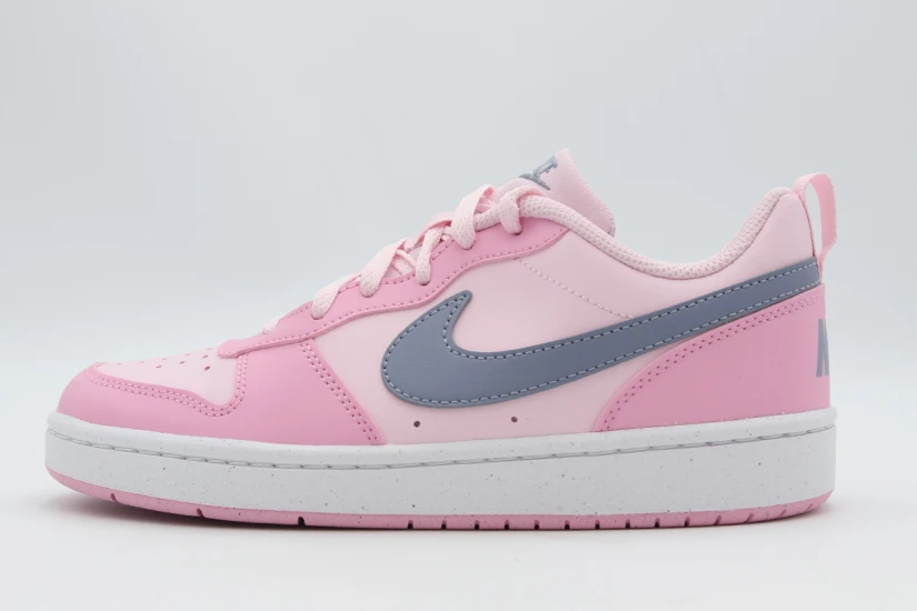 Nike Court Borough Low Recraft Sneakers Ροζ, Γκρι Σκούρο, Λευκά