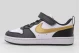 Nike Court Borough Low Recraft Παιδικά Sneakers Λευκά, Μαύρα, Χρυσά