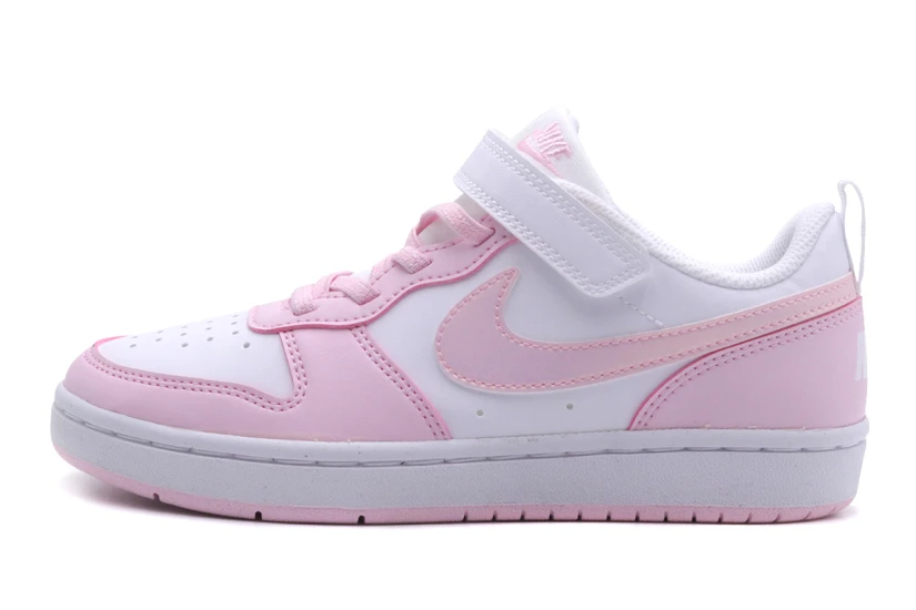 Nike Court Borough Low Recraft Παιδικά Sneakers Λευκά, Ροζ