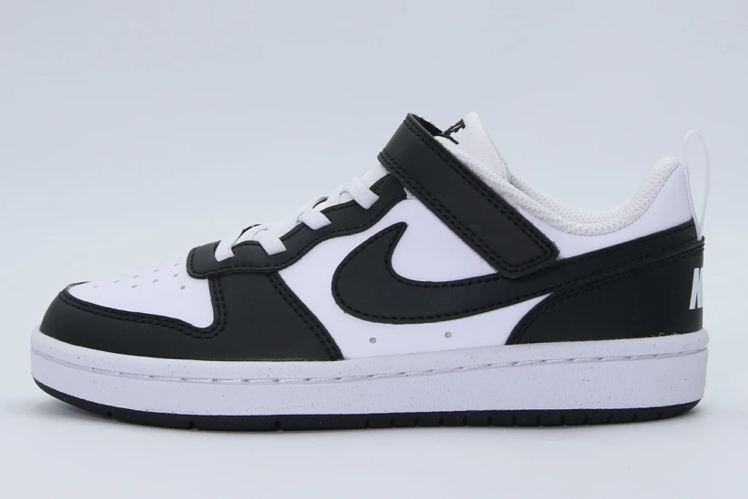 Nike Court Borough Low Recraft Παιδικά Sneakers Λευκά, Μαύρα