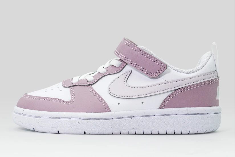 Nike Court Borough Low Recraft Παιδικά Sneakers Λευκά, Λεβάντα