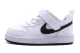 Nike Court Borough Low Recraft Βρεφικά Sneakers Λευκά, Μαύρα