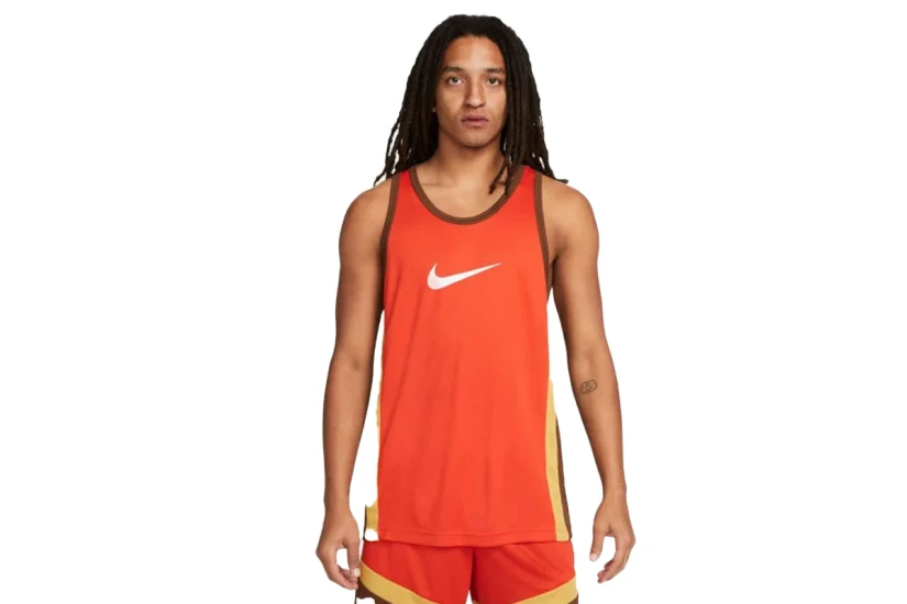 Nike Dri-FIT Icon Ανδρική Αμάνικη Μπλούζα Πορτοκαλί