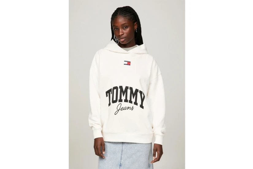 Tommy Jeans Tjw Ovr New Varsity Hoodie Γυναικείο (DW0DW16399 YBH)
