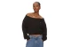 Tommy Jeans Crp Off Shoulder Crew Μπλούζα Με Λαιμόκοψη Γυναικεία 