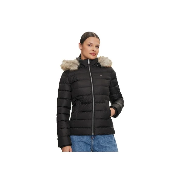 Tommy Jeans Shiny Water Repellent Down Μπουφάν Puffer Γυναικείο (DW0DW18312 BDS)