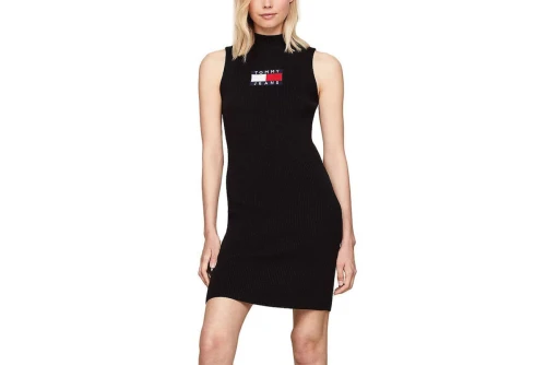 Tommy Jeans Center Flag Sweater Dress Φόρεμα Mini (DW0DW18607 BDS)