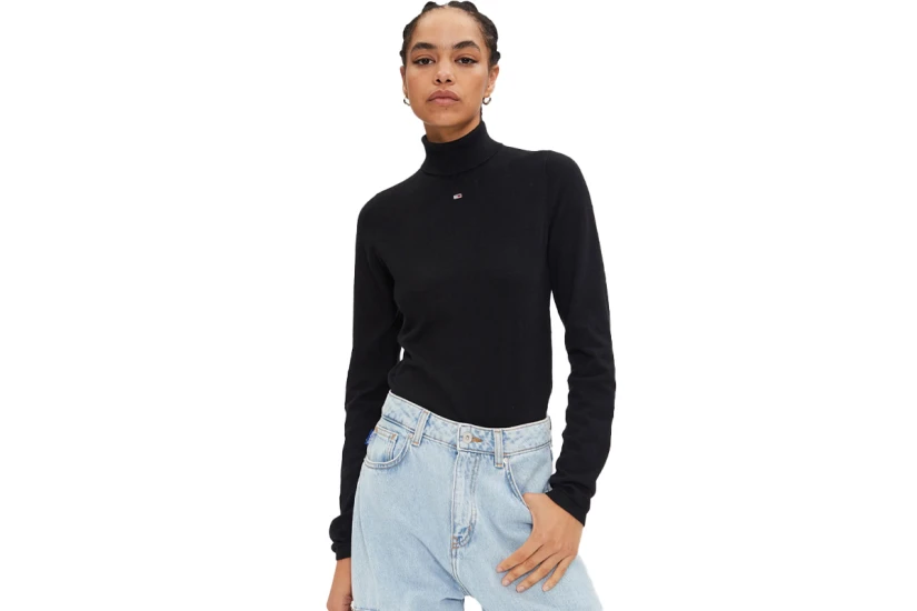 Tommy Jeans Essential Turtleneck Γυναικεία Μακρυμάνικη Μπλούζα