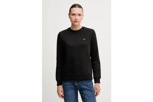 Tommy Jeans Brushed Fleece Μπλούζα Με Λαιμόκοψη Γυναικεία (DW0DW19959 BDS)