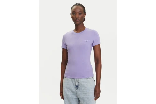 Tommy Jeans Linear Slim Fit T-Shirt Γυναικείο (DW0DW21164 W0E)