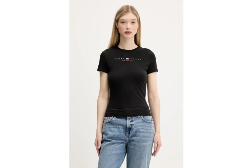 Tommy Jeans Linear Slim Fit T-Shirt Γυναικείο (DW0DW21422 BDS)