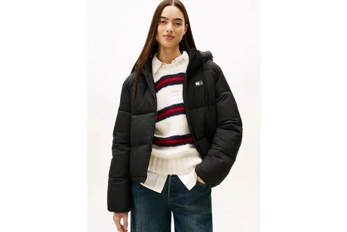 Tommy Jeans Water Repellent Ripstop Μπουφάν Puffer Γυναικείο (DW0DW21625 BDS)