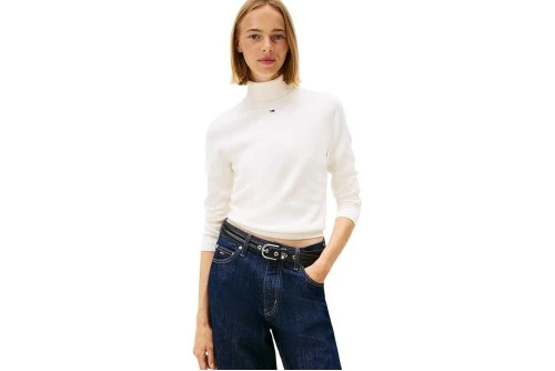 Tommy Jeans Slim Turtleneck Πουλόβερ Γυναικείο (DW0DW21672 YBH)