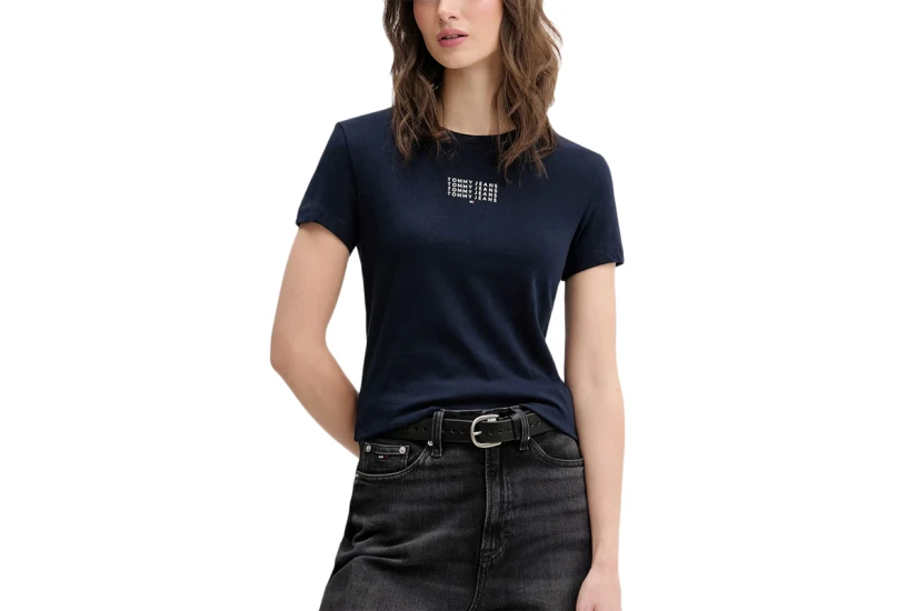 Tommy Jeans Multi Linear Γυναικείο Κοντομάνικο T-Shirt