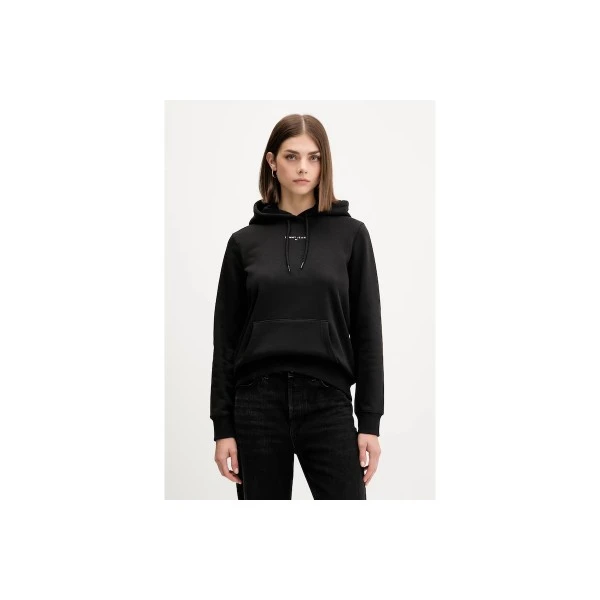 Tommy Jeans Linear Logo Fleece Hoodie Γυναικείο (DW0DW21963 BDS)