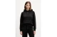 Tommy Jeans Linear Logo Fleece Γυναικείο Φούτερ με Κουκούλα Μαύρο