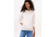 Tommy Jeans Linear Logo Fleece Γυναικείο Φούτερ με Κουκούλα Εκρού