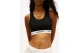 Tommy Jeans Γυναικείο Αμάνικο Crop Top Μαύρο, Λευκό