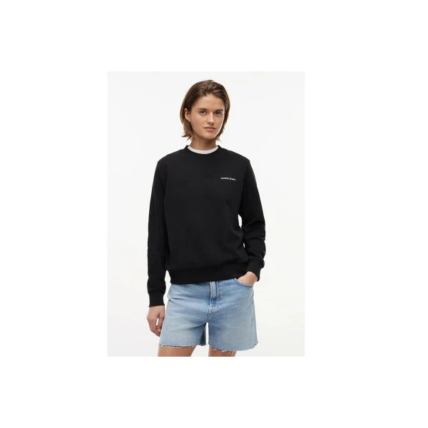 Tommy Jeans Essential Logo Μπλούζα Με Λαιμόκοψη Γυναικεία (DW0DW22829 BDS)