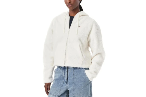 Tommy Jeans Teddy Fleece Ζακέτα Sherpa Γυναικεία (DW0DW23291 YBH)