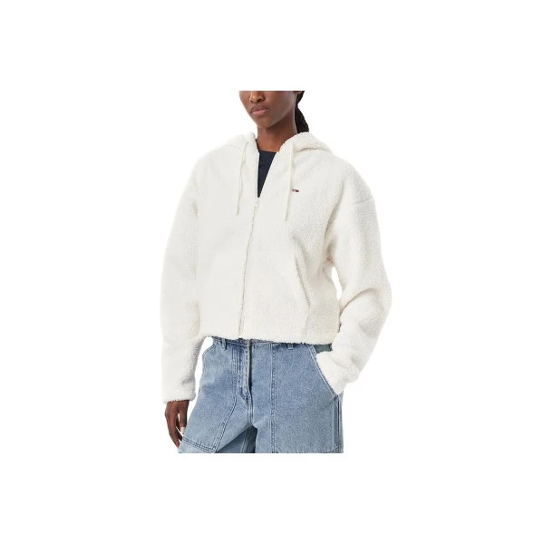 Tommy Jeans Teddy Fleece Ζακέτα Sherpa Γυναικεία (DW0DW23291 YBH)